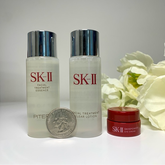 SK-II PITERA Kit (3pc Set) Eye Cream, Essence, Treatment Lotion LOT New In Box - Picture 2 of 9